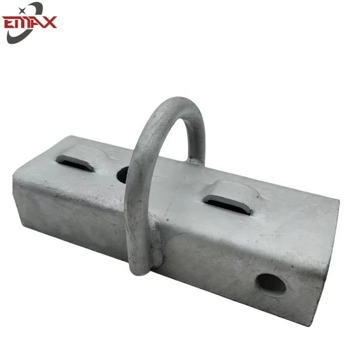 براکت لنگر سخت افزار خط برق گالوانیزه